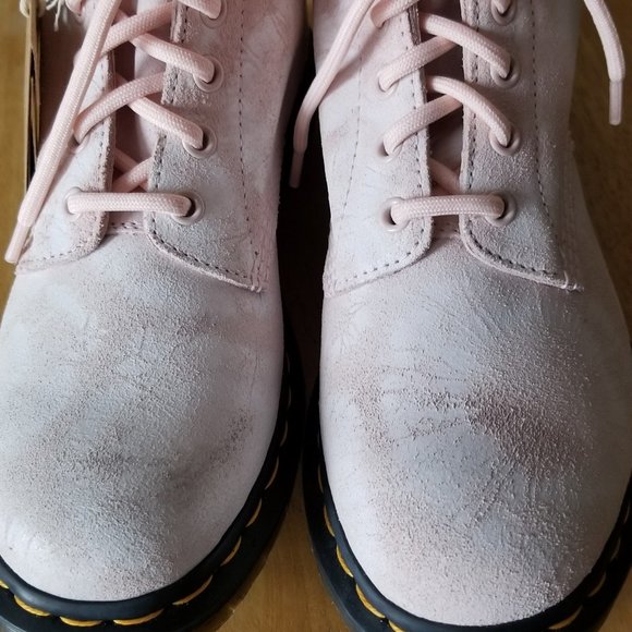 Dr. Martens Pascal Tie Dye Printed Suede Leather Ankle Boots - Picture 13 of 13